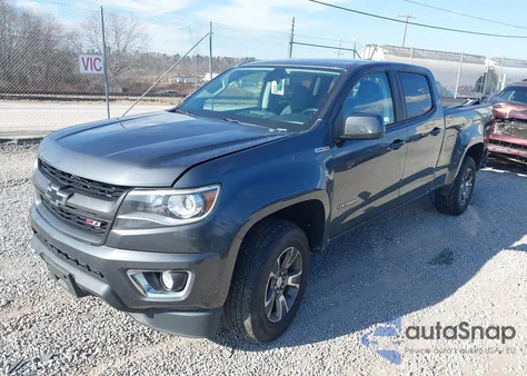 2016 Chevrolet Colorado Z71 from USA, damaged, VIN 1GCPTDE14G1379510